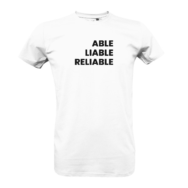 T-shirt able liable reliable