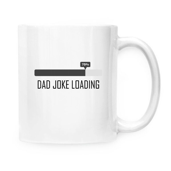 Cup white Dad joke loading