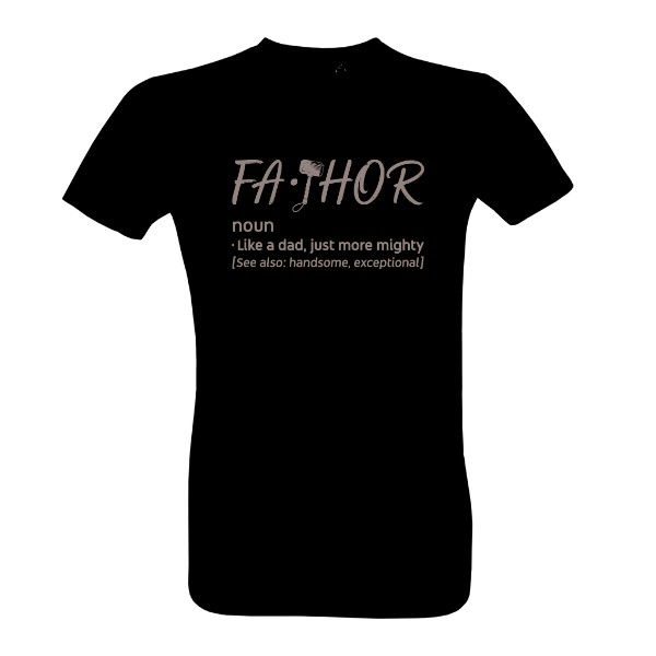 T-shirt Fa-thor