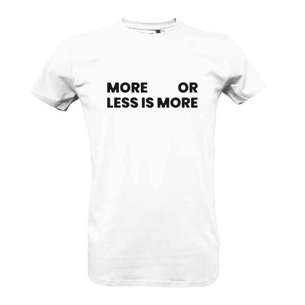 T-shirt less is more